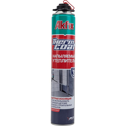 Напыляемый утеплитель Thermcoat Akfix 930 гр/TURKEY Напыляемый утеплитель Thermcoat Akfix 930 гр/TURKEY