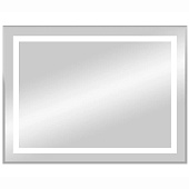 Зеркало с LED подсветкой Торрес Люкс 800х600 с механическим выключателем и холодной подсветкой Континент Зеркало с LED подсветкой Торрес Люкс 800х600 с механическим выключателем и холодной подсветкой Континент