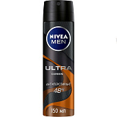 Дезодорант спрей Nivea Deo муж Ultra Carbon 150мл Дезодорант спрей Nivea Deo муж Ultra Carbon 150мл