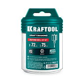  Алмазная коронка для подрозетников 72мм KRAFTOOL Diamond 
