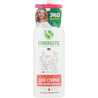 Гель для стирки SYNERGETIC 750 мембр ткан Гель для стирки SYNERGETIC 750 мембр ткан