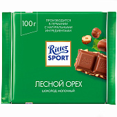 Шоколад молочный RITTER SPORT Лесной орех 100 гр Шоколад молочный RITTER SPORT Лесной орех 100 гр