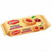 Печенье Яшкино, Курабье с вишнёвым джемом, 180 г Печенье Яшкино, Курабье с вишнёвым джемом, 180 г