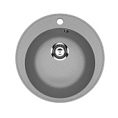 Мойка из искуственного камня круглая св.серая матовая Soft-touch 475x475 с сифоном GR 475-003 Gota Rocio Мойка из искуственного камня круглая св.серая матовая Soft-touch 475x475 с сифоном GR 475-003 Gota Rocio