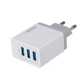  Зарядное устройство (адаптер) 220V 15W USBx3 (3A) SKYWAY белый 