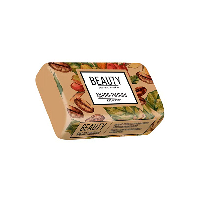 Мыло-скраб Beauty Крем кофе 90г Мыло-скраб Beauty Крем кофе 90г