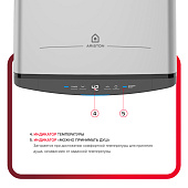  Водонагреватель накопительный 50л 2,5 кВт 781х275х511 ABSE VLS PRO PW ARISTON 