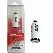  USB автомобильное зарядное устройство AVS 1 порт UC-311 (1,2А) 