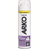Пена для бритья Arko Sensitive 200мл Пена для бритья Arko Sensitive 200мл