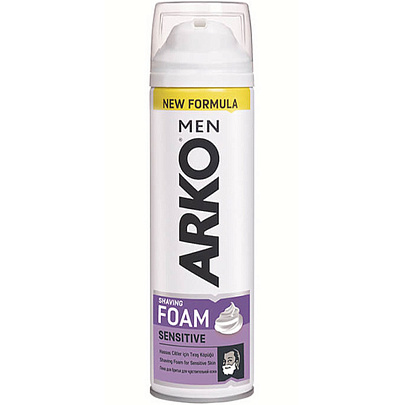 Пена для бритья Arko Sensitive 200мл Пена для бритья Arko Sensitive 200мл