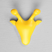 Крючок мебельный CAPPIO GIRAFFE желтый 9608740 Крючок мебельный CAPPIO GIRAFFE желтый 9608740