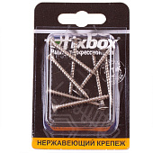 Саморезы универсальные нерж. ШУж 4,0х40мм, потайная голова, 8шт, Fixbox Саморезы универсальные нерж. ШУж 4,0х40мм, потайная голова, 8шт, Fixbox