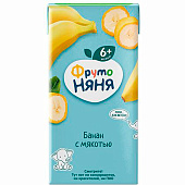 Нектар ФрутоНяня Банановый с мякотью 0,2л Нектар ФрутоНяня Банановый с мякотью 0,2л