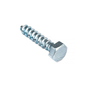  Болт сантехнический оцинк. DIN 571  6х 30 (6 шт) 
