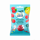 Фруктовые кусочки ФрутоНяня из яблок и малины 15г Фруктовые кусочки ФрутоНяня из яблок и малины 15г
