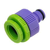  Адаптер пластмассовый, 1/2"-3/4"-1", внутренняя резьба Palisad 65635(65735) 