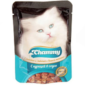 Влажный корм Chammy для кошек Курица в соусе 85 гр Влажный корм Chammy для кошек Курица в соусе 85 гр