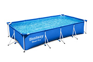 Bestway Бассейн каркасный Steel Pro 400х211х81см, 5700л, ф-насос арт.56424 Bestway Бассейн каркасный Steel Pro 400х211х81см, 5700л, ф-насос арт.56424