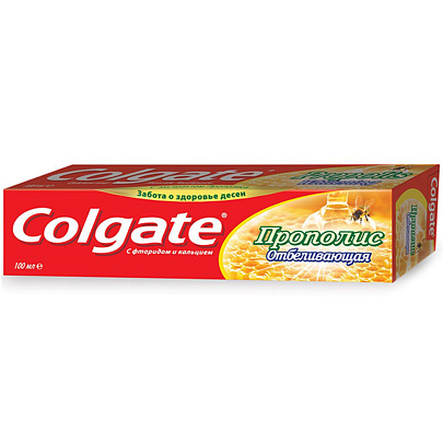 Зубная паста Colgate Прополис отбеливающая 100мл Зубная паста Colgate Прополис отбеливающая 100мл