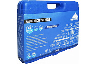 Набор инструментов, 108 предм., 1/2", 1/4", CrV, пластиковый кейс, Vertextools Набор инструментов, 108 предм., 1/2", 1/4", CrV, пластиковый кейс, Vertextools