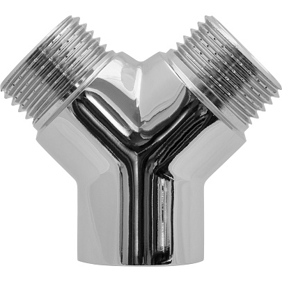 Тройник Y-образный 1/2" ВНН хром Тройник Y-образный 1/2" ВНН хром