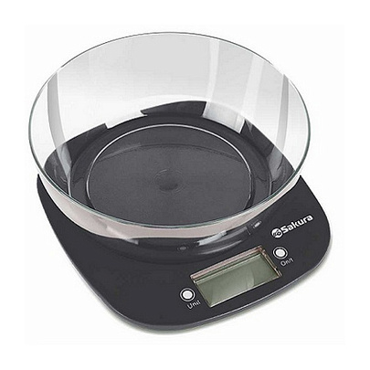  Весы кухон, 7кг, черн SA-6078BK 