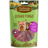  Лакомство для собак Деревенские Утиные дольки мини 55г 