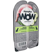 Влажный корм AlphaPet WOW Superpremium для собак 100г (211006) кролик, кабачок в соусе Влажный корм AlphaPet WOW Superpremium для собак 100г (211006) кролик, кабачок в соусе