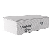 Гипсокартон Файер 2500x1200x12.5мм /Vetonit Гипсокартон Файер 2500x1200x12.5мм /Vetonit