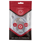 Кабель Energy ET-01 USB/Lightning, (для Apple) серебро, 006371 Кабель Energy ET-01 USB/Lightning, (для Apple) серебро, 006371