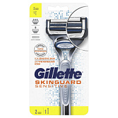  Станок для бритья GILLETTE SKINGUARD Sensitive Бритва с 1 сменной кассетой 