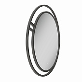  Зеркало с LED подсветкой Marlene Led d 700 серый муар Континент 