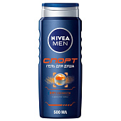 Гель для душа Nivea мужской Спорт 500мл Гель для душа Nivea мужской Спорт 500мл