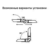  Уплотнители для душевой кабины магнитные ПВХ стекло 4 мм 2 шт 965S4M01DZ Iddis 