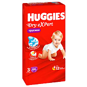  Подгузники-трусики Huggies DRY EXPERT MEGA 3 66шт 