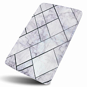  Коврик для ванной 50х80 Fresh Printed микрофибра Мрамор белый HYFP24004 