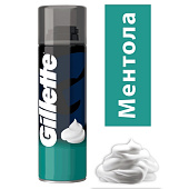 Пена для бритья GILLETTE Ментол 200мл Пена для бритья GILLETTE Ментол 200мл