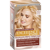 Краска для волос L'O Excellence Creme Универсальные нюдовые оттенки 10U Ун. очень-очень светло-русый Краска для волос L'O Excellence Creme Универсальные нюдовые оттенки 10U Ун. очень-очень светло-русый