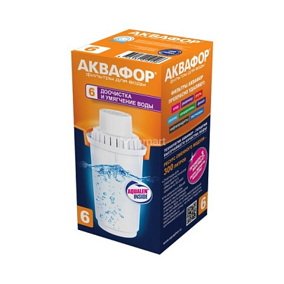 Картридж АКВАФОР В6, умягчающий Картридж АКВАФОР В6, умягчающий