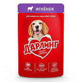 Влажный корм для собак DARLING Ягнёнок в подливе 75г Влажный корм для собак DARLING Ягнёнок в подливе 75г