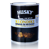  Краска с молотковым эффектом черный 0,25 / HUSKY-KLONDIKE 