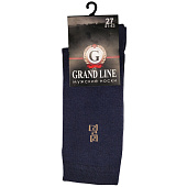  Мужские носки GRAND LINE (M-101), темно-синий, р. 25 
