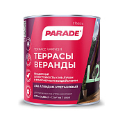  Лак алкидно-уретановый  Террасы & Веранды Глянцевый PARADE L25 0,75л 