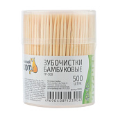  Зубочистки Рыжий кот 500шт, бамбук ТР-500 003914 