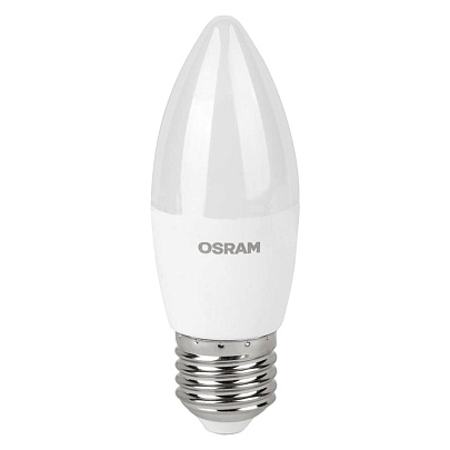 Лампа LED 7Вт Е27, свеча, 6500К холодный OSRAM Лампа LED 7Вт Е27, свеча, 6500К холодный OSRAM