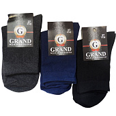  Мужские носки GRAND (M-130), черный, р. 29 