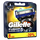  Сменные кассеты для бритья GL Fusion ProGlide 8шт 