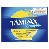 Тампоны TAMPAX Compak Regular Duo 16шт Тампоны TAMPAX Compak Regular Duo 16шт