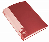 Папка пластик. с 80 пр/вкл. торц.карман красная (24) /BPV80/PV80red/816959 Папка пластик. с 80 пр/вкл. торц.карман красная (24) /BPV80/PV80red/816959
