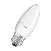  Лампа LED 10Вт Е27, свеча, 3000К теплый OSRAM 